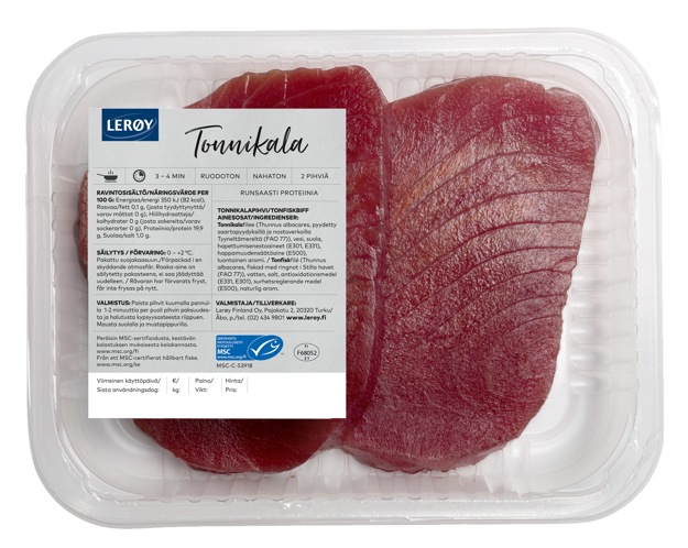 Tonnikalapihvi 2 kpl