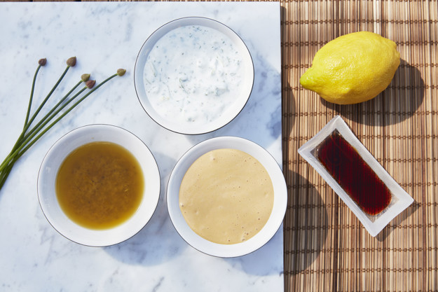 Dressing og dip tilbehør