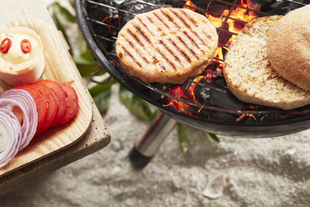 Fiskburger med chilimajonnäs