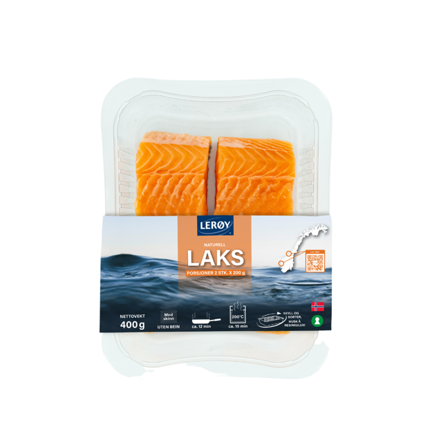 Laks naturell 400g